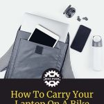 carrying laptop on bike