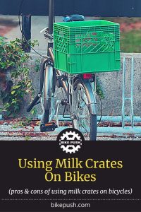 removable milk crate bike
